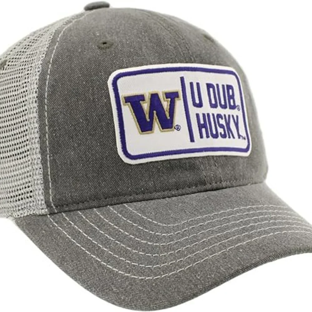 Zephyr NCAA Washington Huskies Dawgs Grey Snapback Cap Hat
